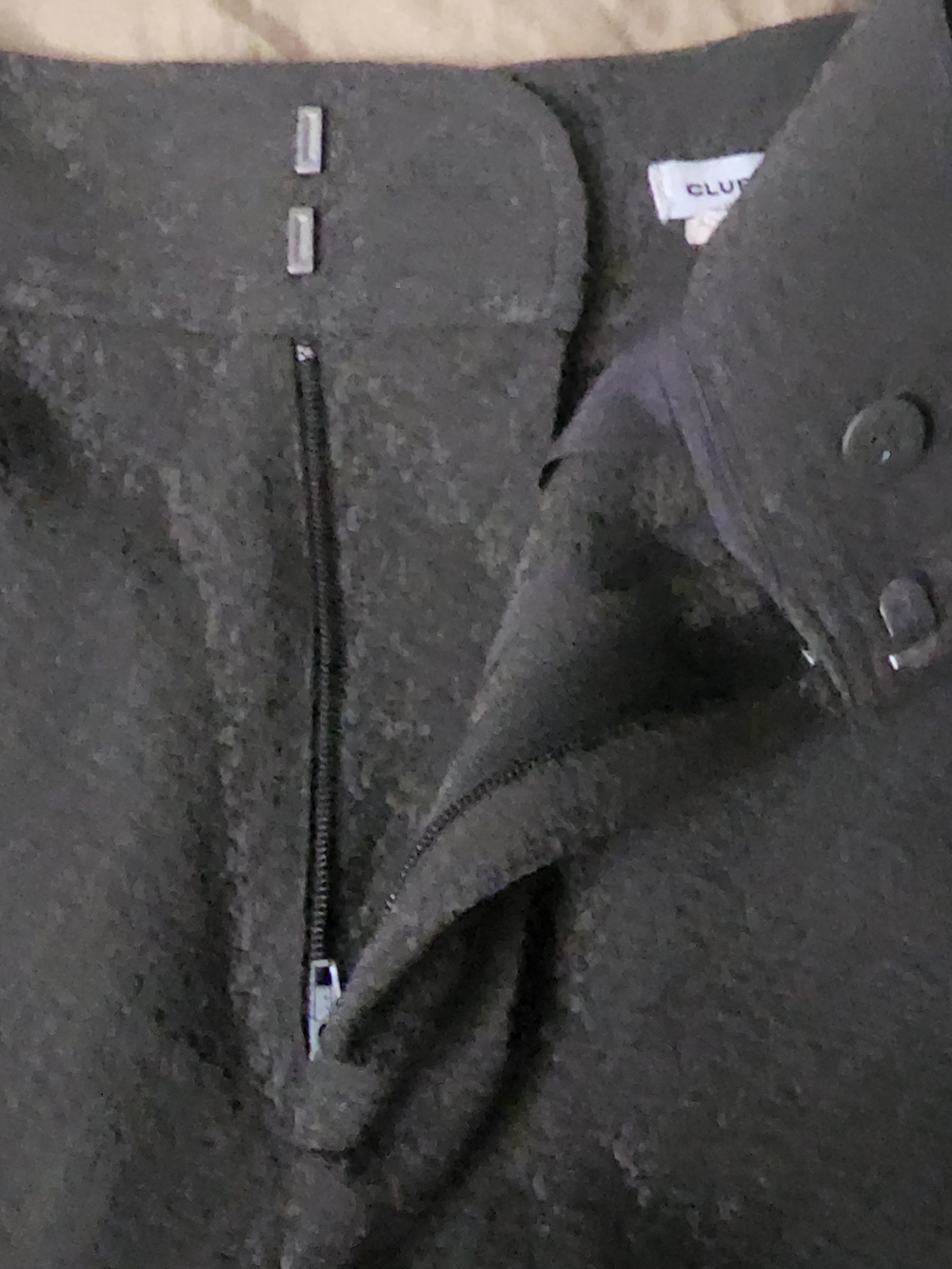 Club Monaco Women's High-Waist Shorts in Dark Charcoal Gray